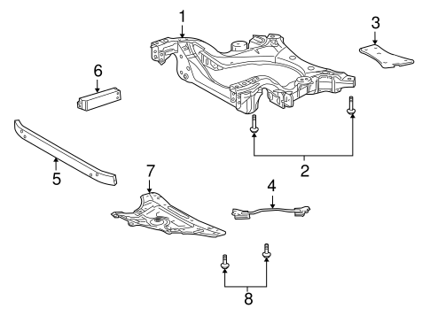 LS600h SUSPENSION MOUNTING