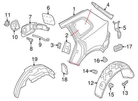 Touareg QUARTER PANEL & COMPONENTS