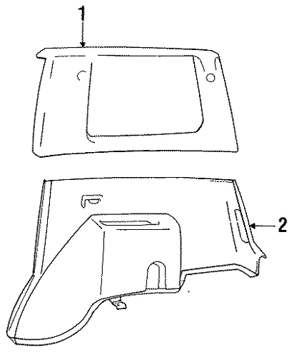 Colt INTERIOR TRIM - QUARTER PANELS