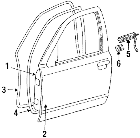 Crown Victoria DOOR & COMPONENTS