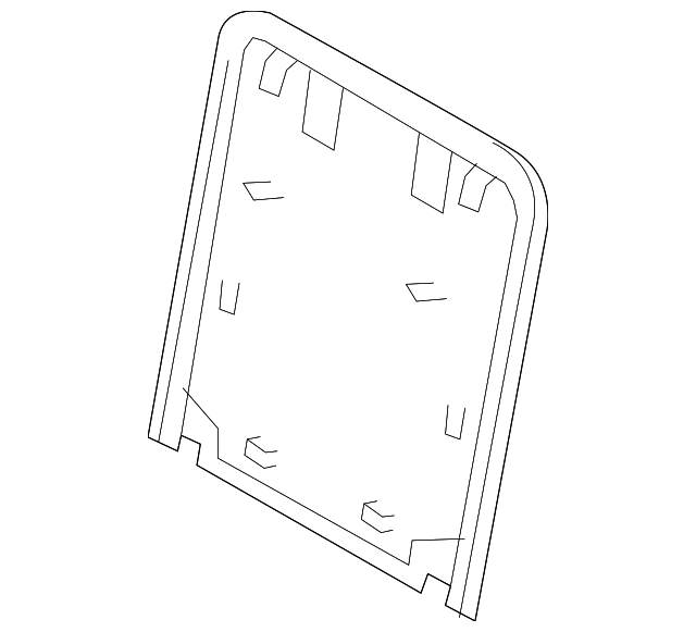 79207-48031-B0 Деталь SEAT BACK PANEL, RIGHT