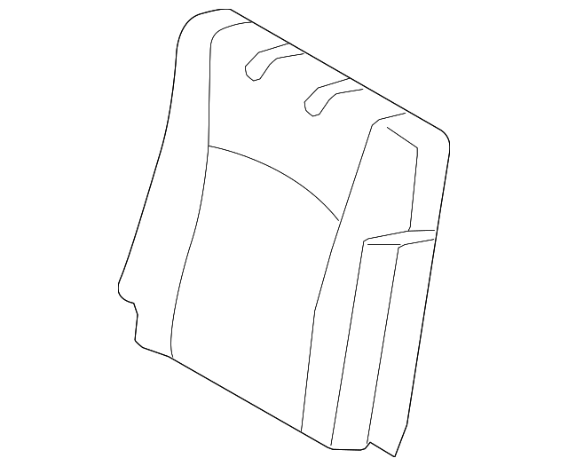 79023-48070-B0 Деталь SEAT BACK COVER, RIGHT