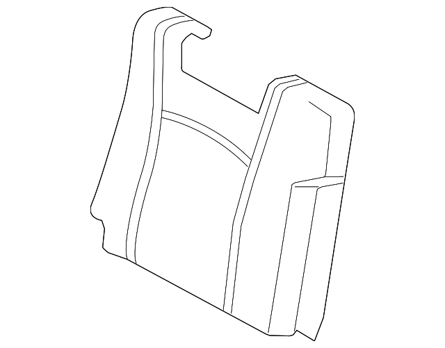 79275-48040 Деталь SEAT BACK PAD, RIGHT
