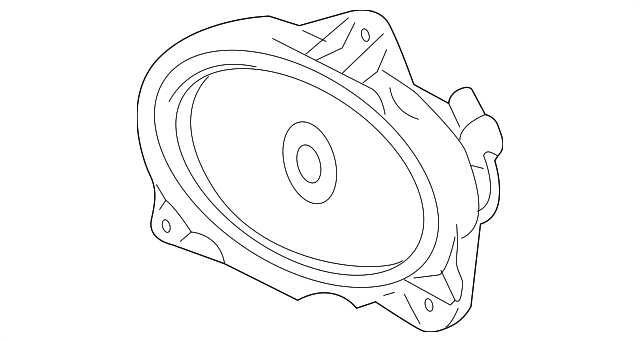 86160-AD080 Деталь REAR DR SPEAKER, LEFT