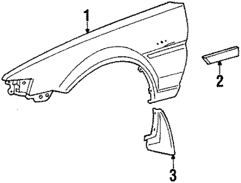 Corolla FENDER & COMPONENTS