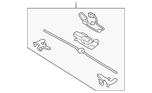 54-37-7-192-496 LOCK ASSY