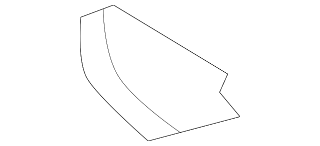 25832810 HOOD SEAL, RIGHT