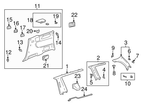 Sienna INTERIOR TRIM - SIDE PANEL 2
