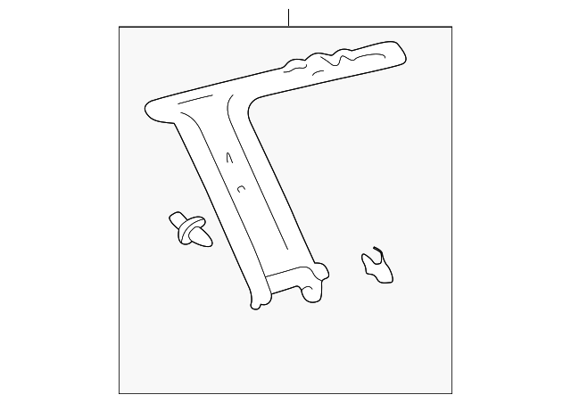 62560-08010-B0 Деталь UPPER TRIM, LEFT