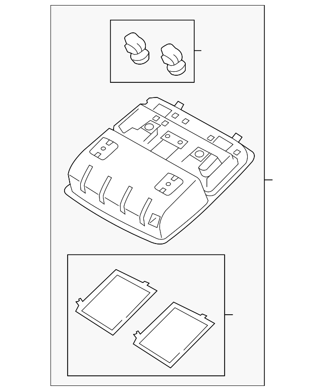 92800-1U100J7 Деталь OVERHEAD CONSOLE