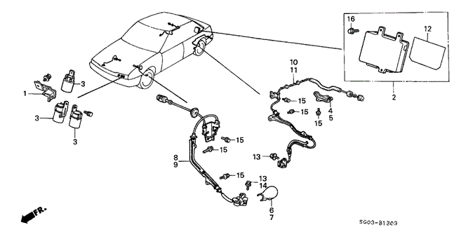 LEGEND COUPE CONTROL UNIT (A.L.B.)