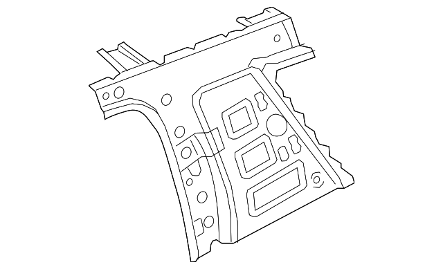 23122132 Деталь UPPER QTR PANEL, LEFT