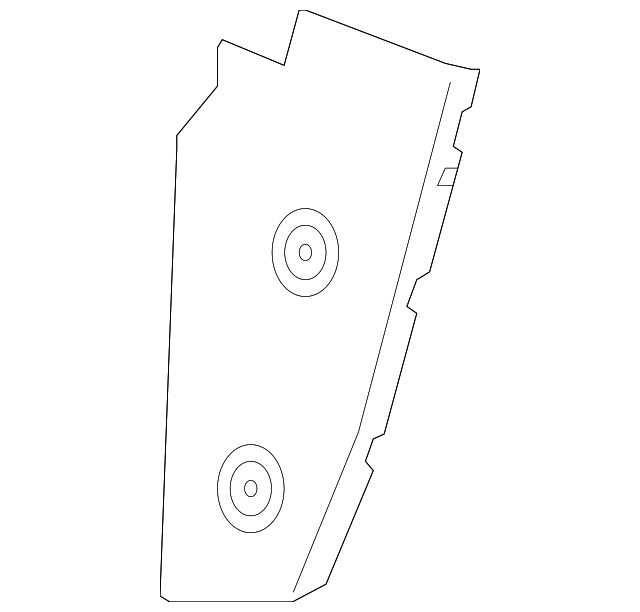 22789623 Деталь EXTENSION PANEL, RIGHT