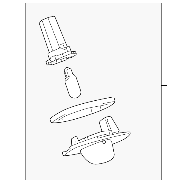 81270-72011 Деталь LICENSE LAMP, LEFT