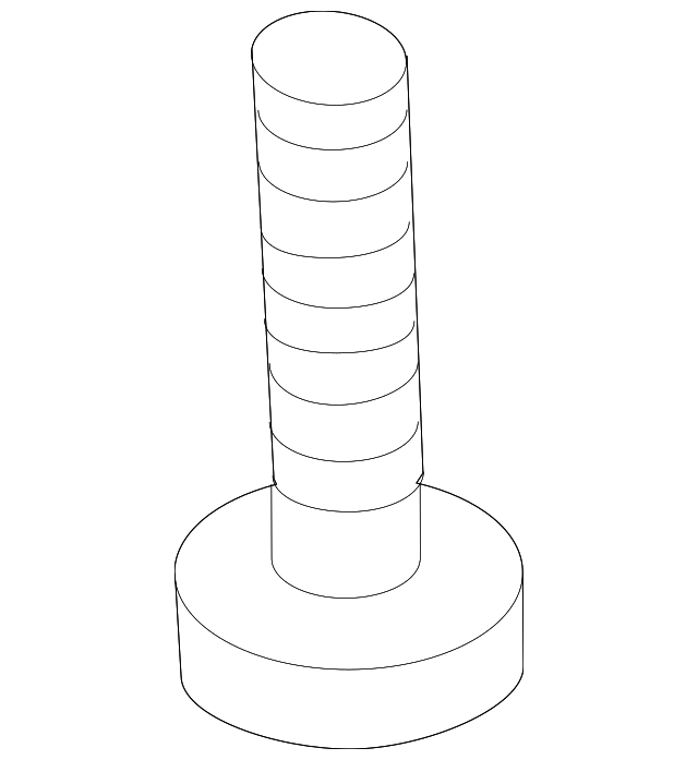 MF200316 Деталь HEADER TRIM SCREW, RIGHT