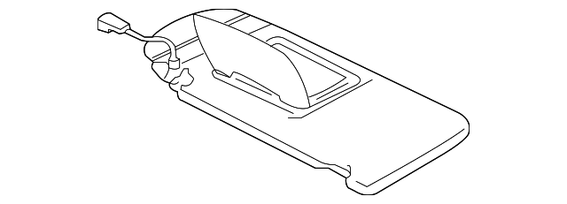 7620A018XB Деталь SUNVISOR, RIGHT