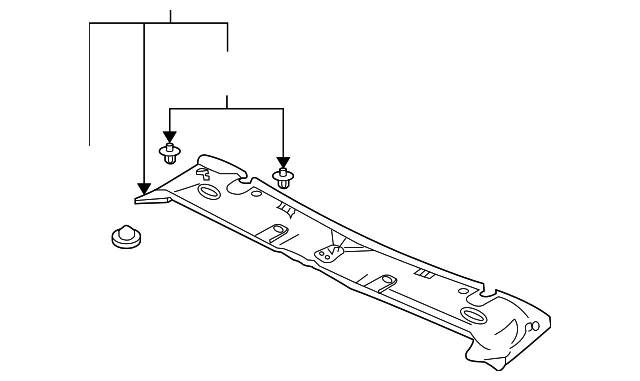 MN162000HA Деталь HEADER TRIM