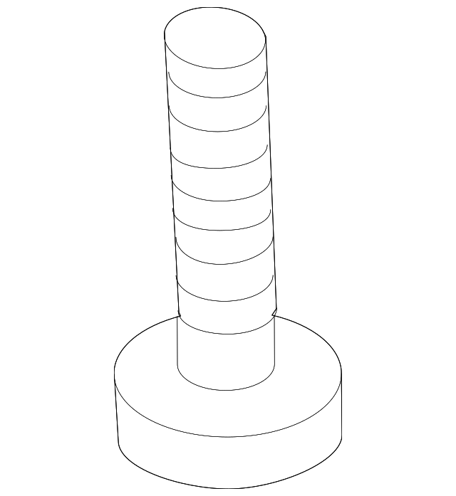 9020A001 Деталь SUNVISOR SCREW, LEFT