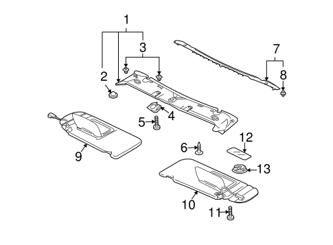 Eclipse INTERIOR TRIM - ROOF