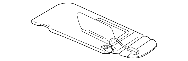 7620A017XB Деталь SUNVISOR, LEFT