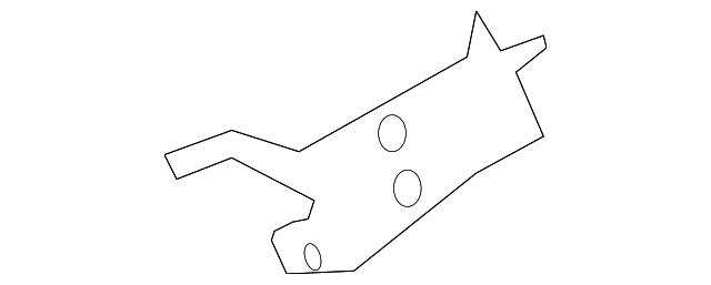 54315EJ20C Деталь BRAKE HOSE MOUNT BRACKET, LEFT
