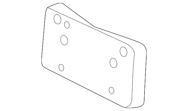 22893906 Деталь LICENSE BRACKET