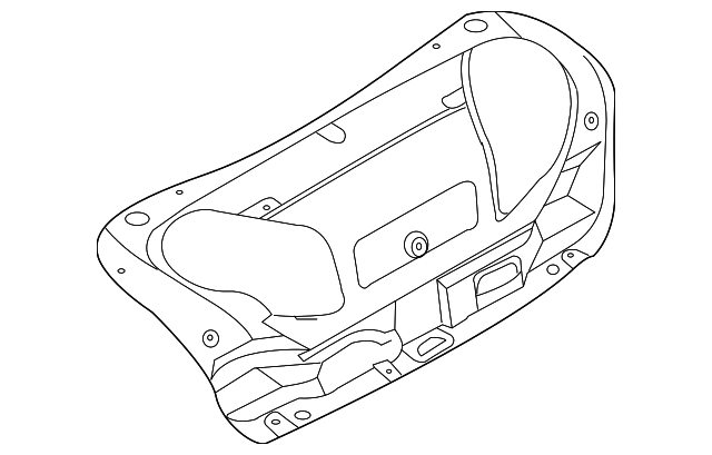 84966AL700 Деталь TRUNK LID TRIM