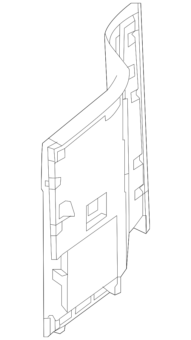 76920-1PB1A Деталь REAR TRIM PANEL, LEFT