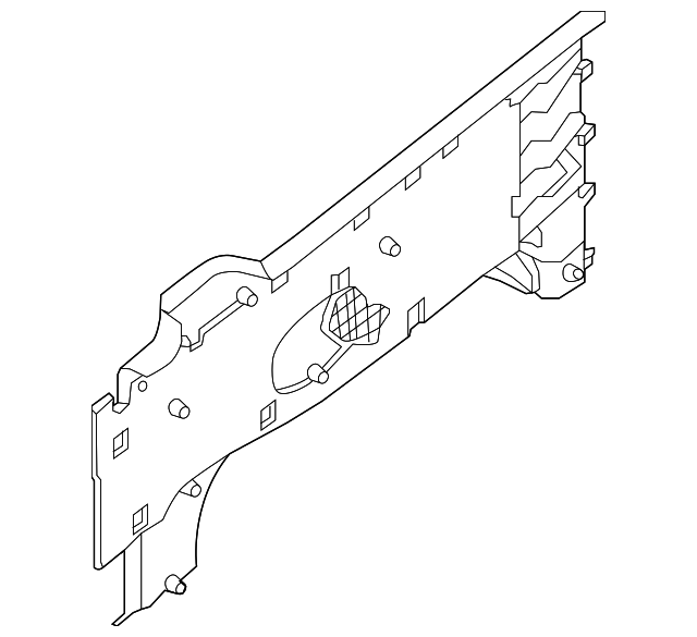 76918-1PB0A Деталь WHEELHOUSE TRIM, LEFT