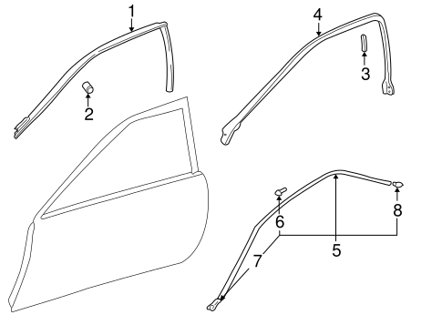 Impreza EXTERIOR TRIM - ROOF