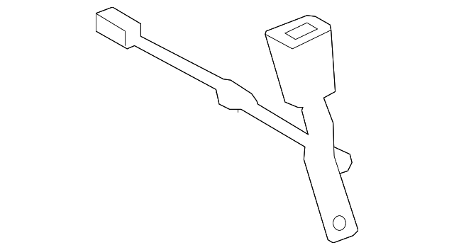 73240-0C111-C0 Деталь BUCKLE END, LEFT