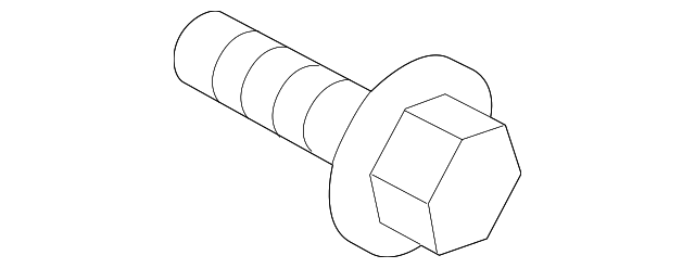 12442-06207B SIDE BRACKET SCREW, LEFT