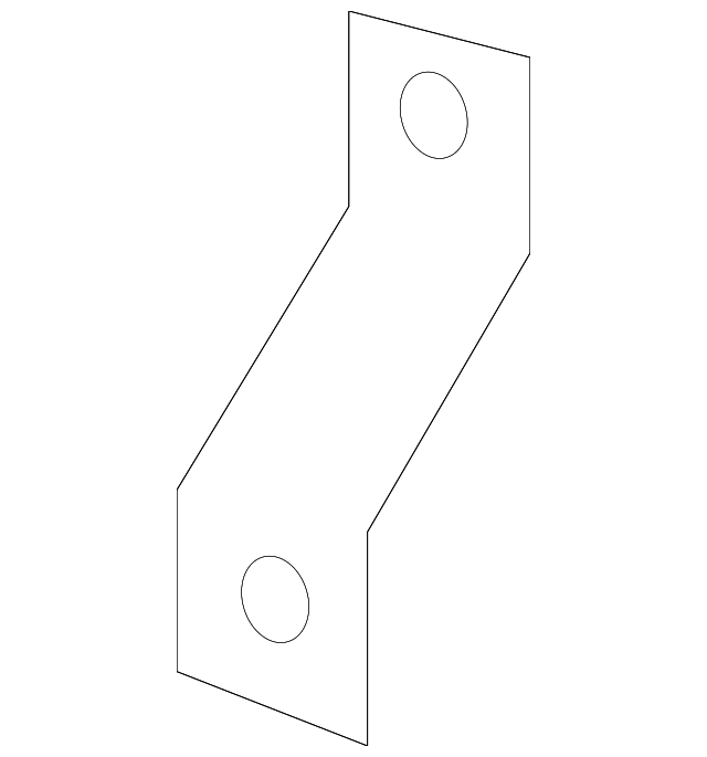 86642-A7010 Деталь BUMPER BRACKET, RIGHT