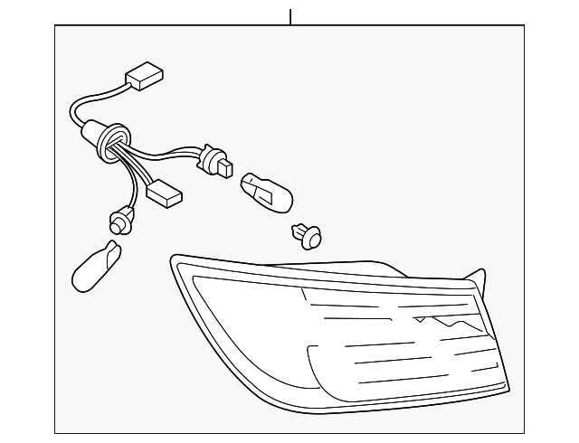 TD11-51-150K Деталь COMBO LAMP ASSY, RIGHT