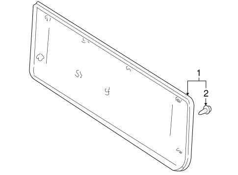Tracker INTERIOR TRIM - TAIL GATE