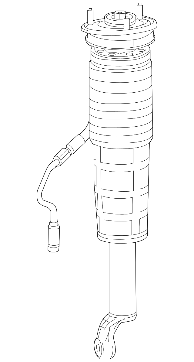 222-320-60-13 Деталь STRUT ASSY, RIGHT