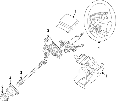 Outlander STEERING COLUMN