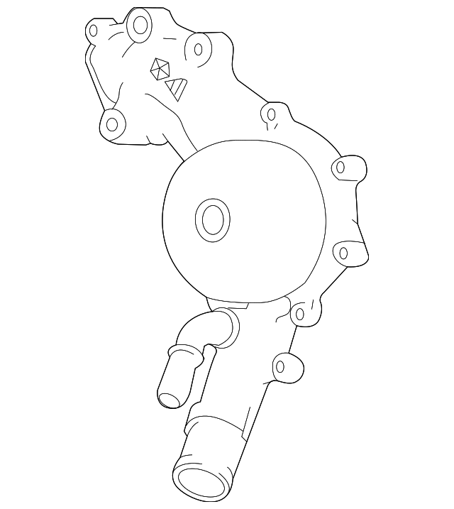 68111624AE WATER PUMP ASSY