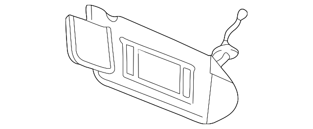 10324308 SUNVISOR, RIGHT