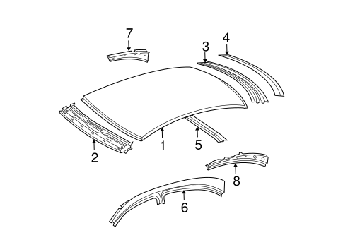 E500 ROOF & COMPONENTS