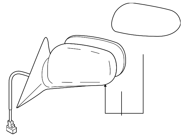 91031FE200HG Деталь MIRROR ASSY, RIGHT