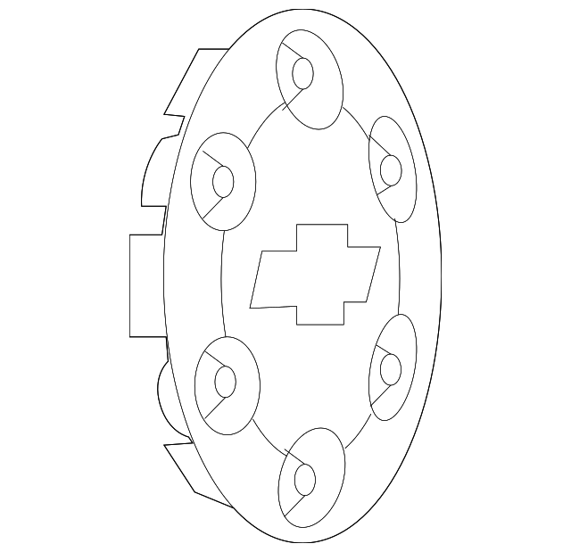 9595897 Деталь HUB CAP