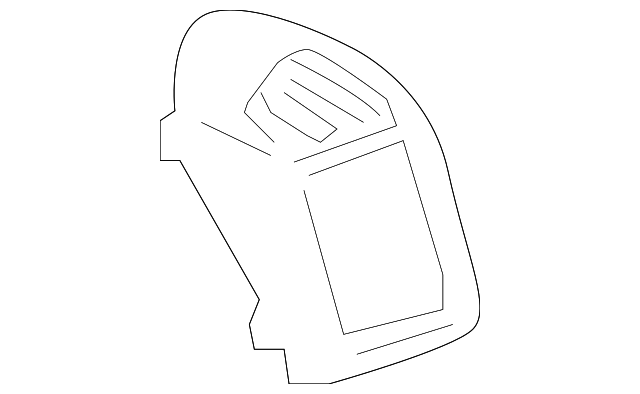 8151865910 Деталь DEFROSTER GRILLE, LEFT