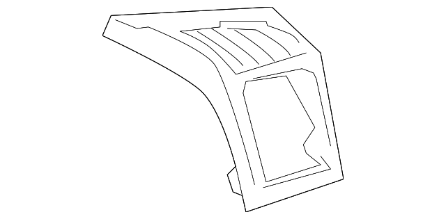 8151744170 Деталь DEFROSTER GRILLE, RIGHT