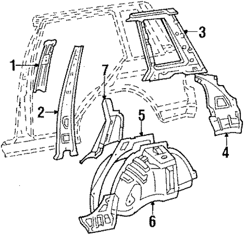 Tercel INNER COMPONENTS 2