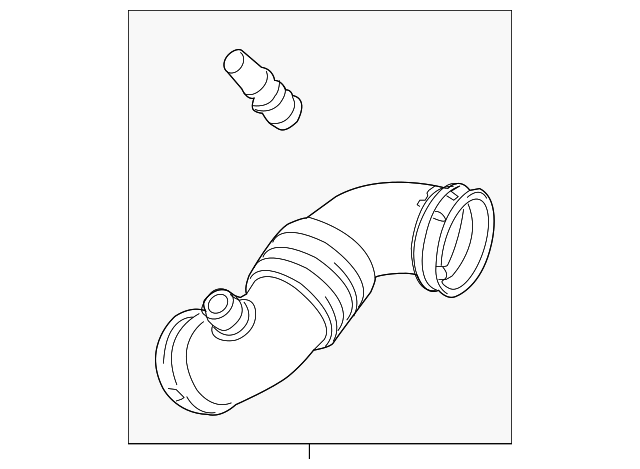 9L8Z-9B659-D AIR INLET TUBE