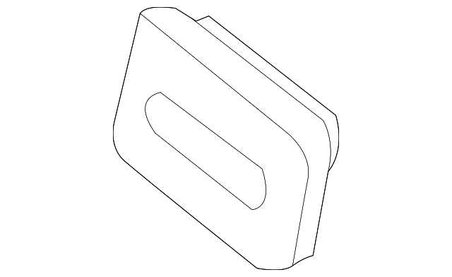 8890421810 Деталь BUCKLE END COVER, LEFT