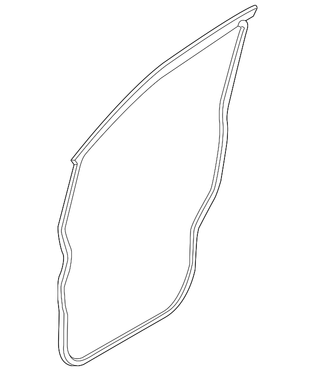 19316882 Деталь DOOR W'STRIP, RIGHT