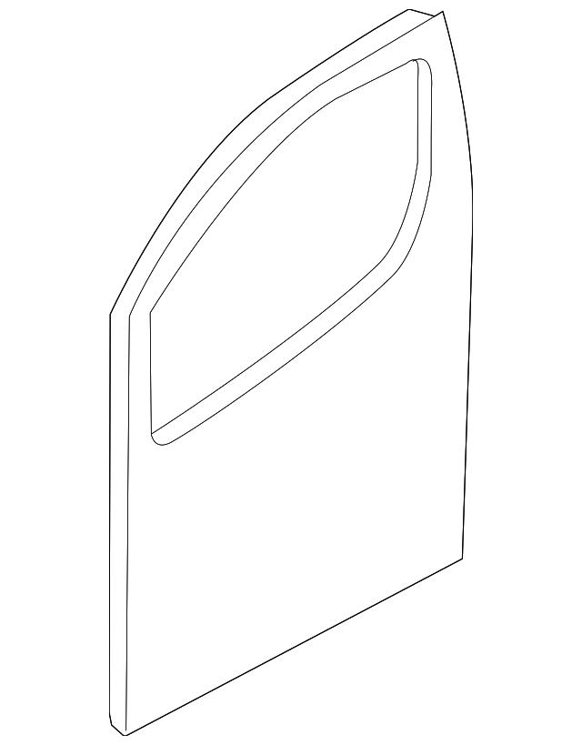 19317137 Деталь DOOR SHELL, LEFT