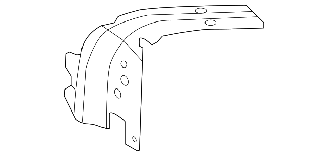 8S7-810-180-B Деталь UPPER PILLAR, RIGHT
